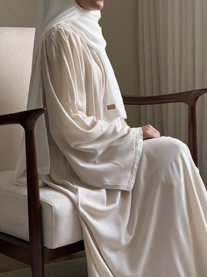 شرشف صلاة بيج فاتح كلوش  - سحاب