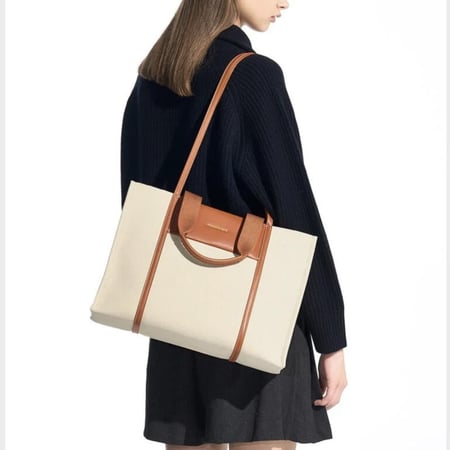 Shalia Tote Bag  CHARLES & KEITH | توتي تشارلز اند  كيث كبيره