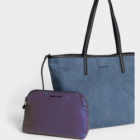 Sianna Tote Bag charles & kith | توتي تشارلز اند كيث دبل فيس