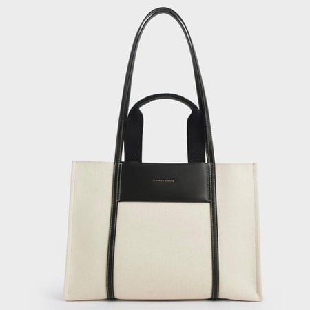 Shalia Tote Bag  CHARLES & KEITH | توتي تشارلز اند  كيث كبيره