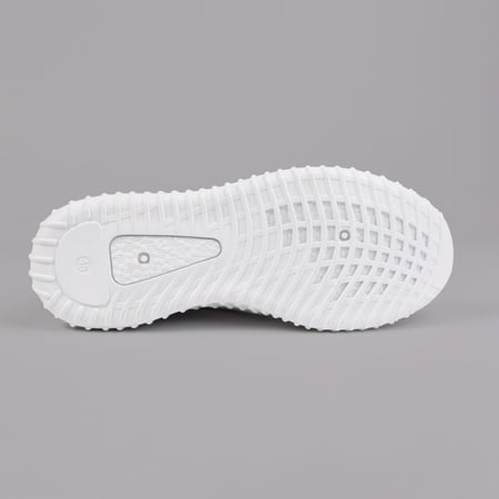 حذاء سنيكرز رجالي ابيض بأربطة