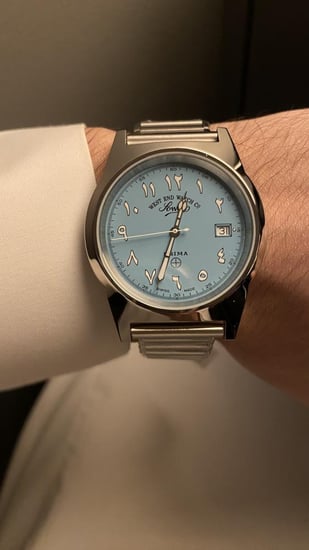 ساعة ويست إند - عربيه اللون تيفاني