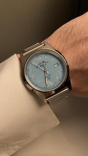 ساعة ويست إند - عربيه اللون تيفاني