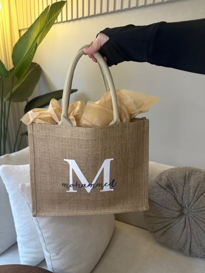 شنطه بخيط الخيش