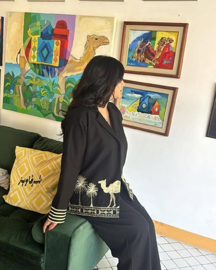 قميص يوم التأسيس لون اسود