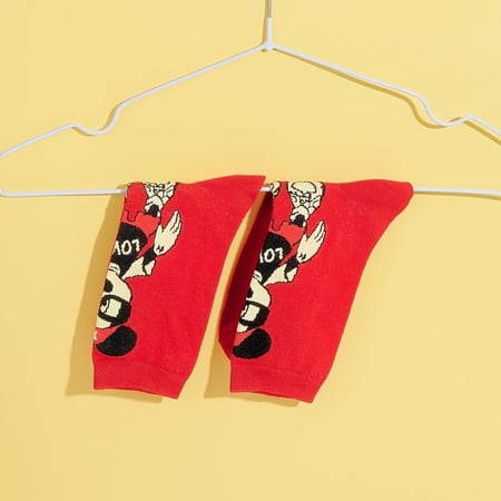 جوارب طويلة 5 قطع بتصاميم ميكي ماوس من البارو