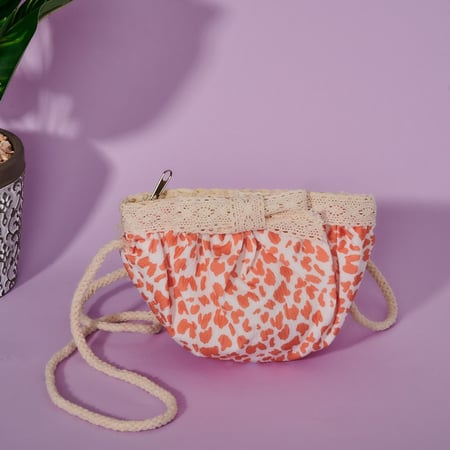 شنطة اطفال دانتيل كاو لون white and orange