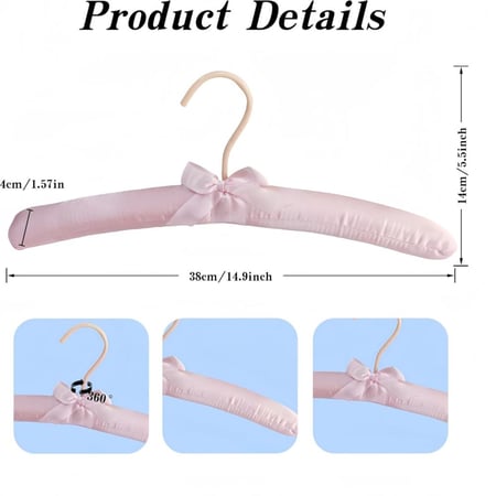 علاقات ملابس قماشية ملونة (5 قطع)