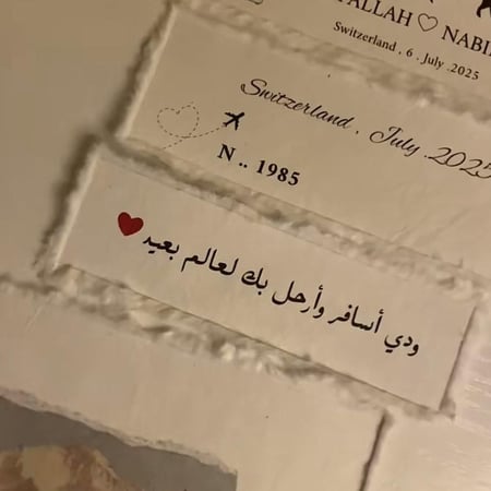 قصاصات سفر ( قصاصات جواز السفر بورق القطن تاق سفر