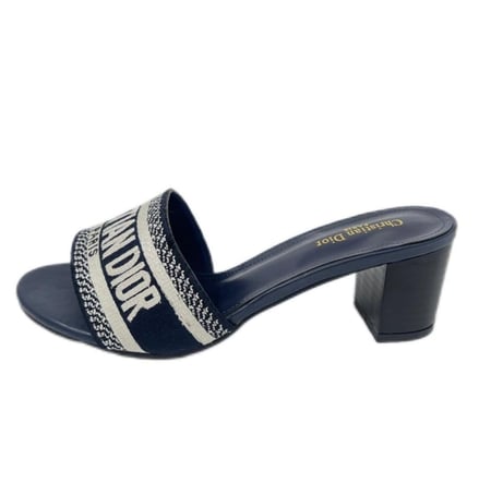 حذاء ديور ازرق كحلي -  Dior Women Sandal BLUE
