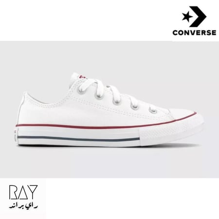 كونفرس converse All Star Low Youth Trainers Optical White
