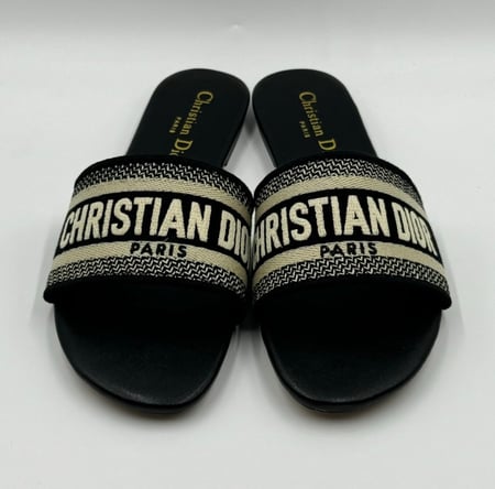 حذاء ديور اسود - Dior Women Sandal BLACK