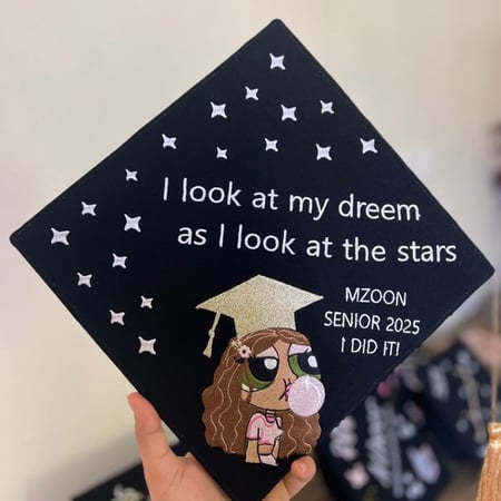 قبعة تخرج باتركاب