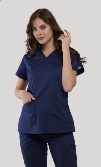 طقم سكراب فايروس فليكس لون كحلي - NAVY BLUE VIRUSFLEX