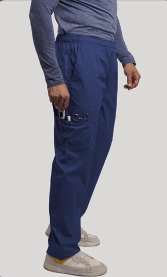 طقم سكراب فايروس فليكس لون كحلي - NAVY BLUE VIRUSFLEX