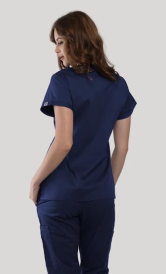 طقم سكراب فايروس فليكس لون كحلي - NAVY BLUE VIRUSFLEX