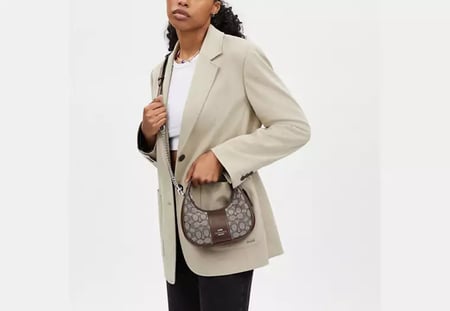 كوتش | Carmen Mini Crossbody In Signature Jacquard