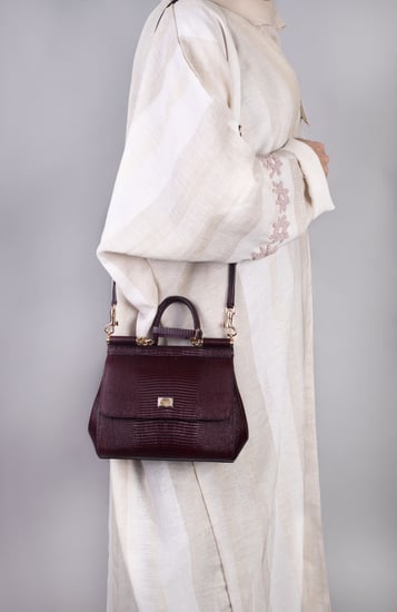 شنطة دولتشي اند قابانا عنابي