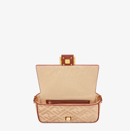 فندي | Baguette FF canvas bag