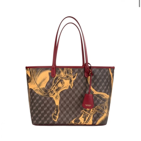 لوب نوير | SHOPPER SMALL Cheval Brown/Saffron