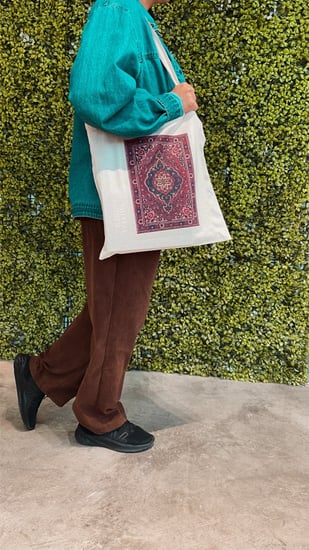 حقيبة قماشية سُجاد شرقي