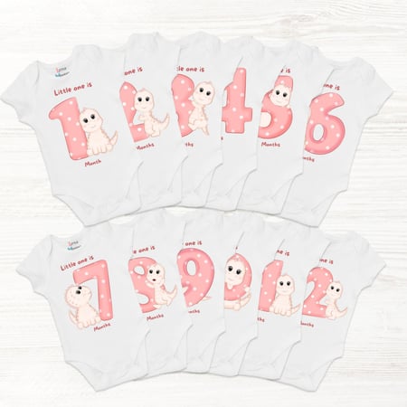 Set of 12 - Cute Dinosaur