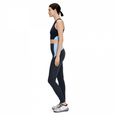 أون رننج بنطال ضيق للجري بخصر ضيق نسائي لون كحلي&بحري