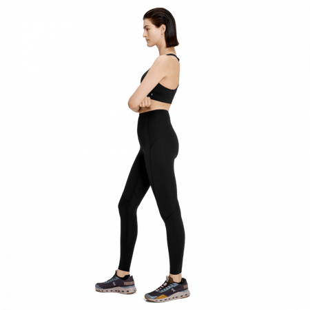 أون رننج ليقن ضيق للجري بخصر ضيق نسائي لون اسود