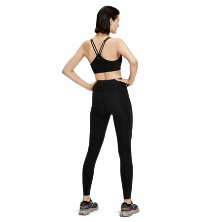 أون رننج ليقن ضيق للجري بخصر ضيق نسائي لون اسود