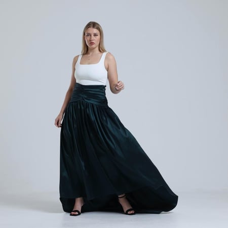 تنورة فخمة تنورة طويلة تنورة انيقة تنانير مناسبات تنانير فخمة تنورة را