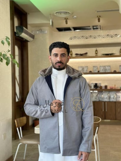 جاكيت شتوي جوخ دبل فيس