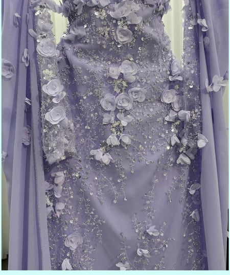 فستان موف سهره