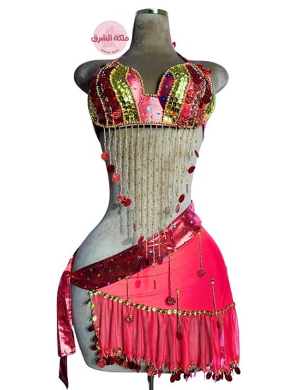 بدلة رقص ملكة الشقاوة (أحمر)