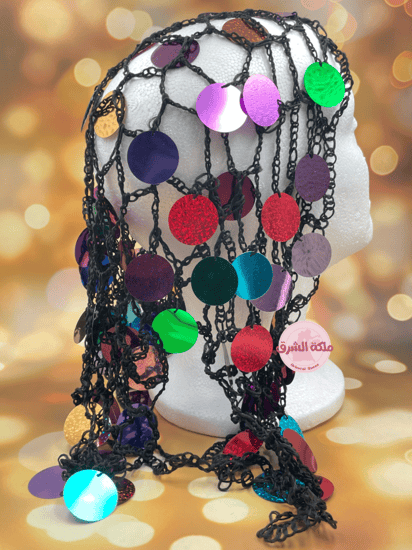 طرحة رقص شرقي ملون