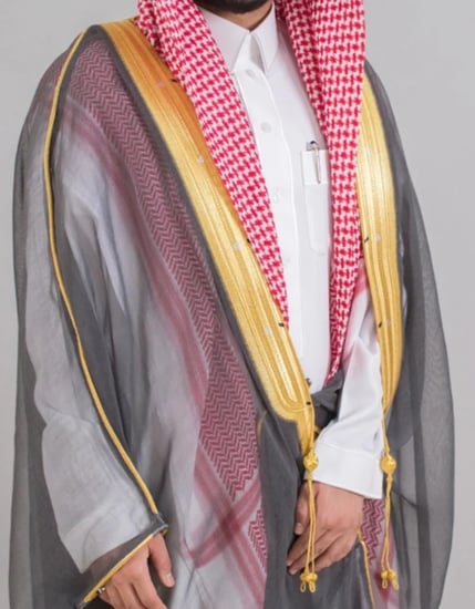 البشت  النجفي دقه ملكي الليموني