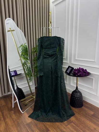 فستان سهره دانتيل مكس توب