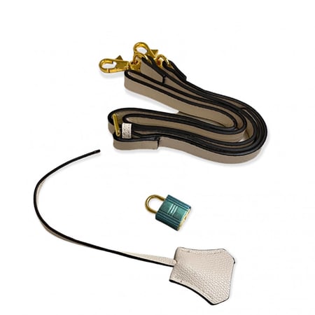 Large handbag | “white snow“ hardware gold