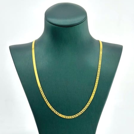 عقد ذهب أصفر عيار 21 من مجوهرات الشلوي