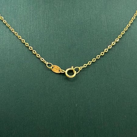 عقد ذهب اصفر عيار 21  من مجوهرات الشلوي