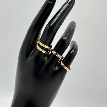 دبلة مرامي ذهب اصفر  عيار 21 من مجوهرات الشلوي