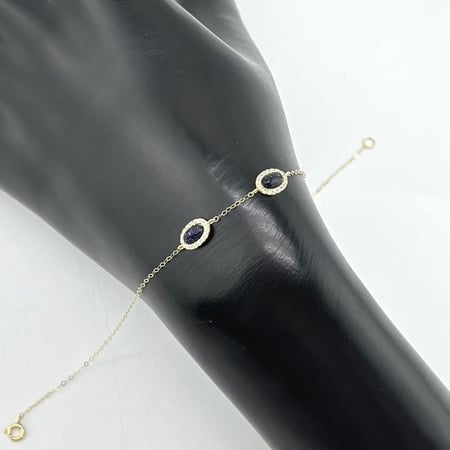 سوارة ذهب أصفر عيار 18 من مجوهرات الشلوي