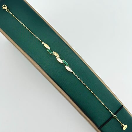 اسوارة ذهب اصفر عيار 18 من مجوهرات الشلوي