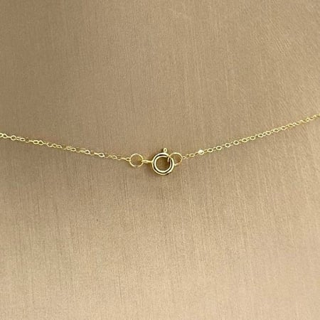 عقد ذهب أصفر عيار18 من مجوهرات الشلوي -18 K yellow gold necklace from