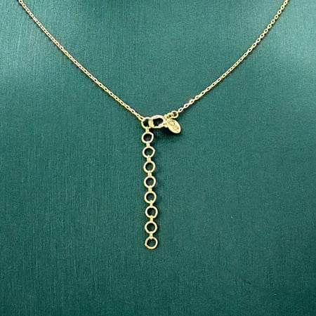 عقد ذهب ايطالي عيار18 من مجوهرات الشلوي