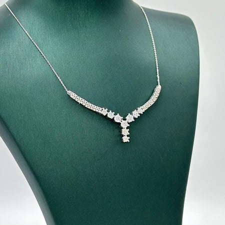 اجمل عقد ذهب ابيض 2026