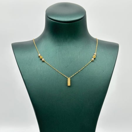 عقد ذهب ناعم عيار 21 من مجوهرات الشلوي