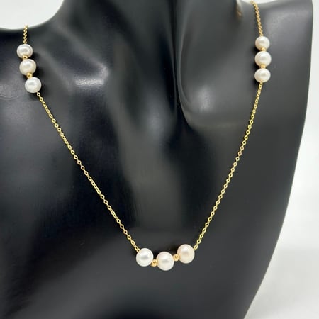 عقد لؤلؤ عيار 21 من مجوهرات الشلوي