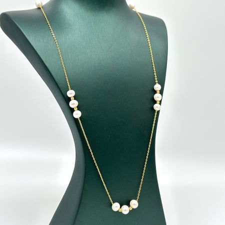 عقد لؤلؤ عيار 21 من مجوهرات الشلوي