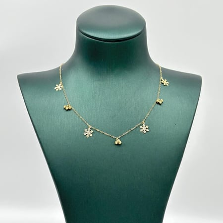 عقد تشوكو ذهب اصفر إيطالي عيار18 من مجوهرات الشلوي