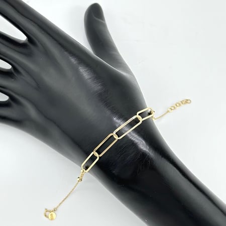 سوارة ذهب أصفر عيار 18 من مجوهرات الشلوي